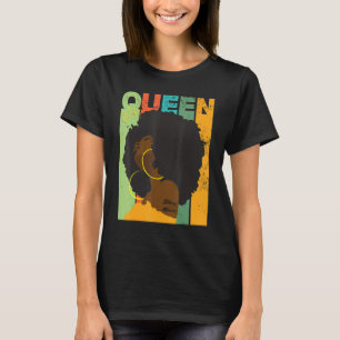 Strong Black Queen African American Tee Natural Af
