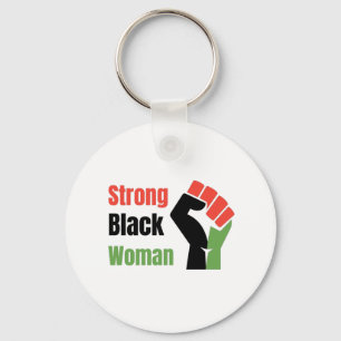 Strong Black Woman Keychain