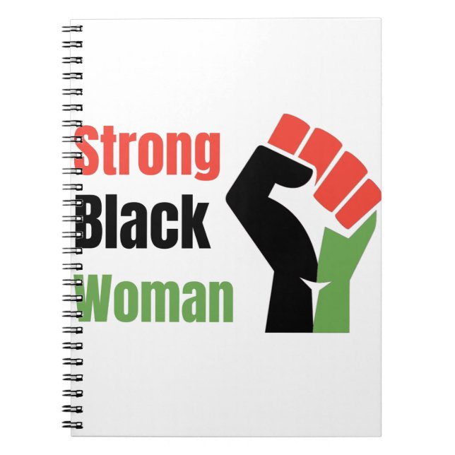 Strong Black Woman Notebook (Front)