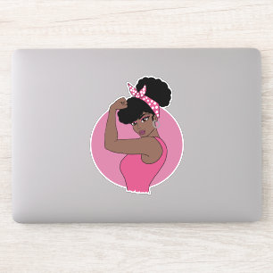 Strong Black Woman Vinyl Sticker