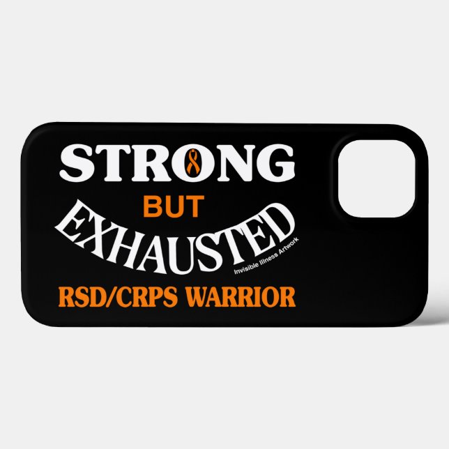 STRONG BUT EXHAUSTED...RSD/CRPS Case-Mate iPhone CASE (Back (Horizontal))