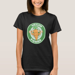 Strong Carrot Vegan Power Weightlifting Gym Streng T-Shirt