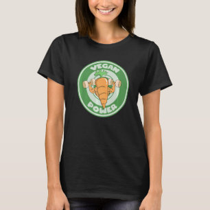 Strong Carrot Vegan Power Weightlifting Gym Streng T-Shirt
