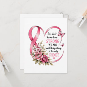 Strong Choice Breast Cancer Awareness Invitation