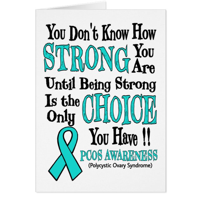 Strong/Choice...PCOS (Front)