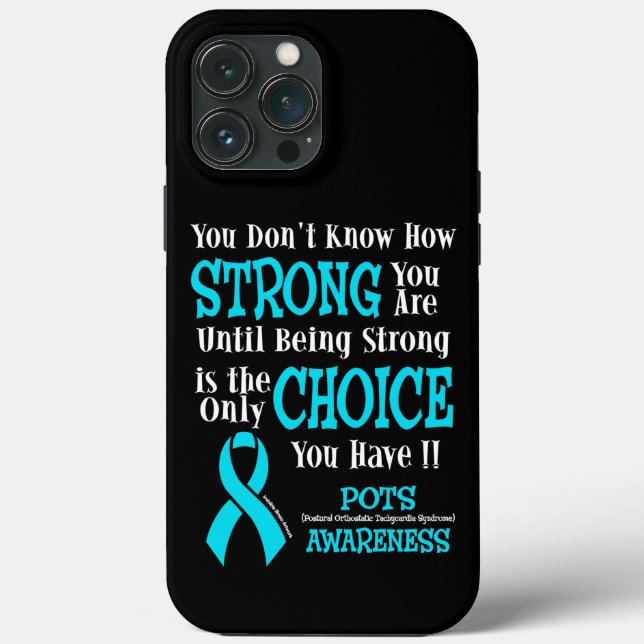 Strong/Choice...POTS Case-Mate iPhone Case (Back)