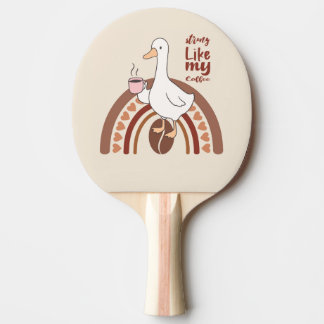 Strong Coffee Ping Pong Paddle