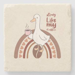 Strong Coffee Stone Coaster