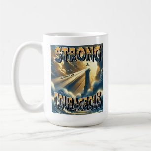 Strong Courageous Joshua 1:9 Coffee Mug