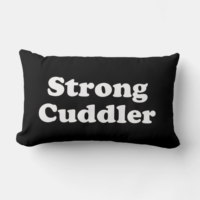 Strong Cuddler Lumbar Pillow (Front)