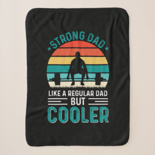 Strong Dad Sherpa Blanket