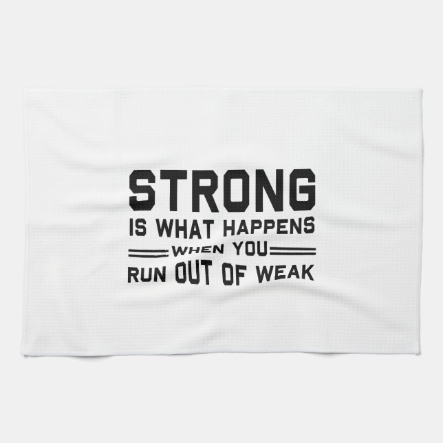 Strong Defined Kitchen Towel (Horizontal)