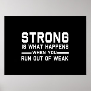 Strong Defined Poster