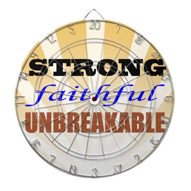 Strong Faithful Unbreakable Dartboard (Front)