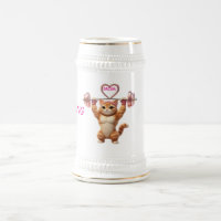 Strong Gym Cat Mom Beer Stein – Mother’s Day Gift
