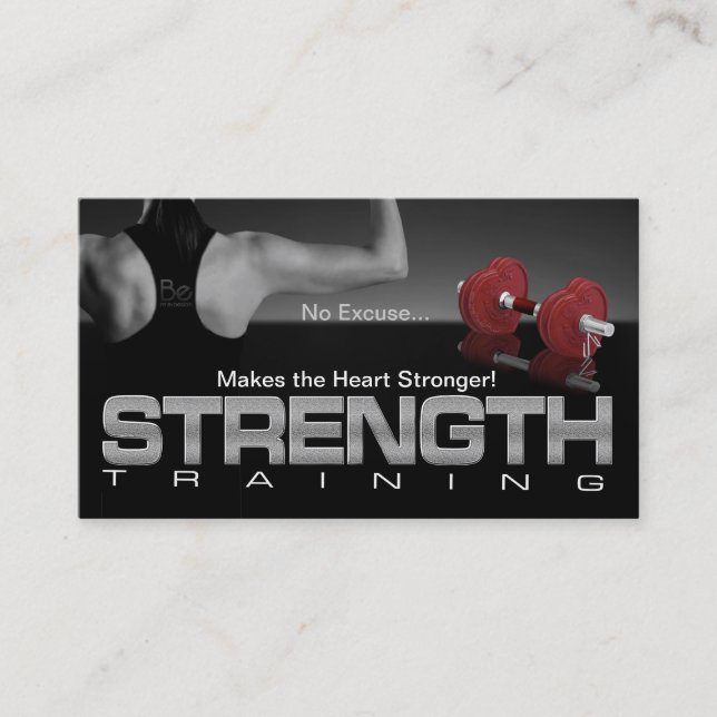 Strong Heart Business Card (Front)