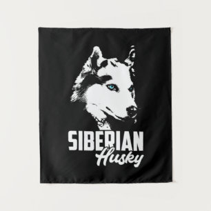 Strong Husky Siberian Tapestry