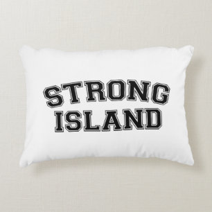 Strong Island, NYC, USA Accent Pillow