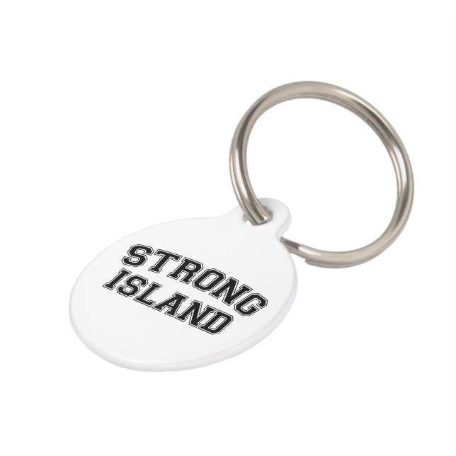 Strong Island, NYC, USA Pet Tag (Side)