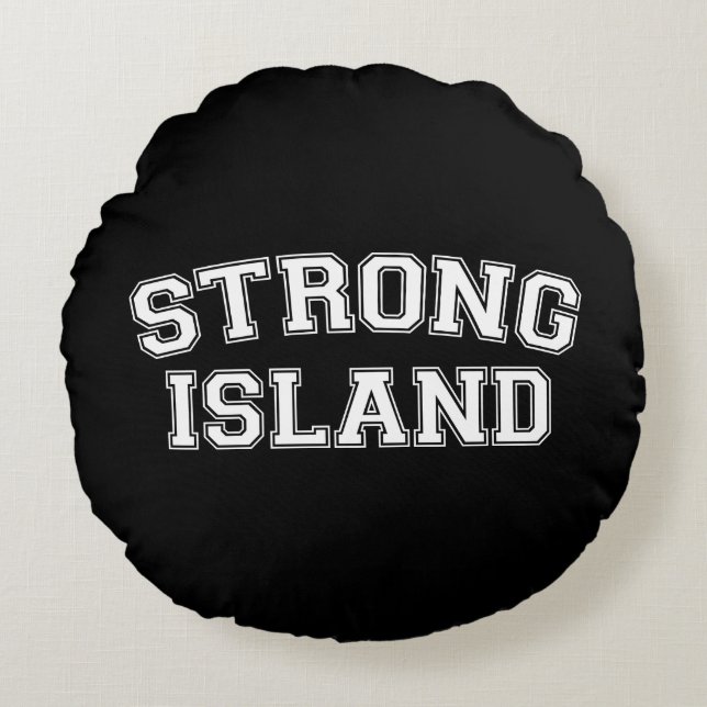 Strong Island, NYC, USA Round Pillow (Front)