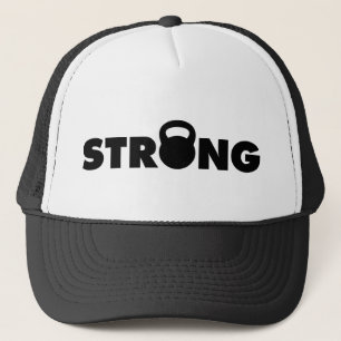 STRONG - Kettlebell Workout Motivational Trucker Hat