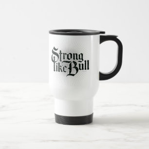 Strong Like Bull beer mug