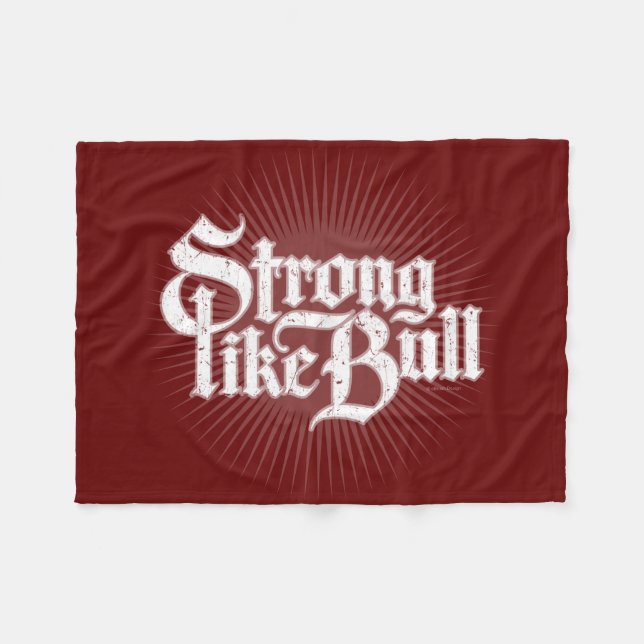 Strong Like Bull Fleece Blanket (Front (Horizontal))