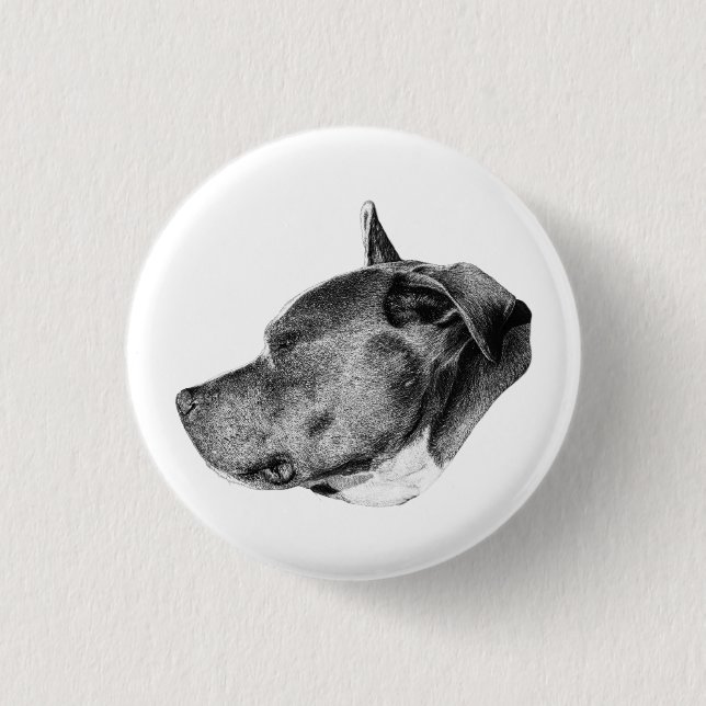 strong loyalty in dots 1 inch round button (Front)