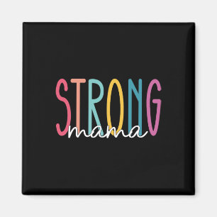 Strong Mama Mom Workout Gym Gift For Women Magnet