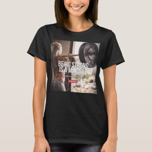 Strong Mindset - Women's Fitness Inspirational T-Shirt