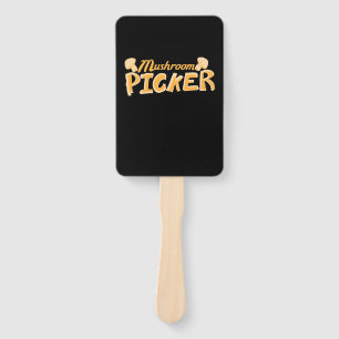 Strong Mushroom Picker Hand Fan