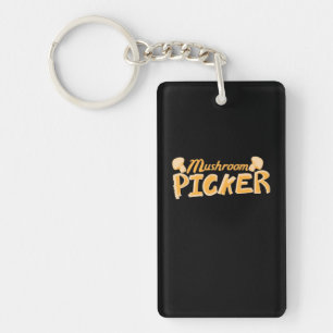 Strong Mushroom Picker Keychain