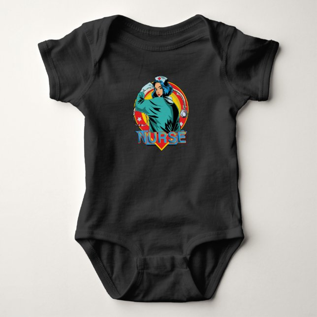 Strong Nurse Baby Bodysuit (Front)