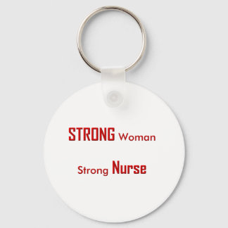 Strong Nurse Keychain