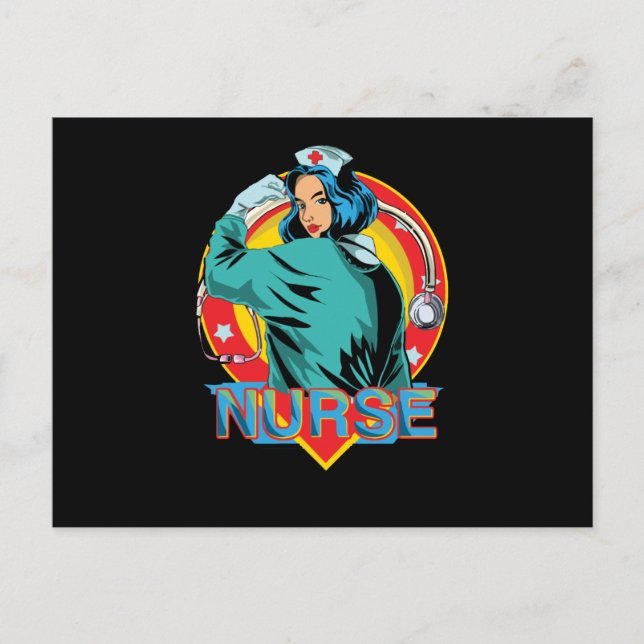 Strong Nurse Postcard (Front)