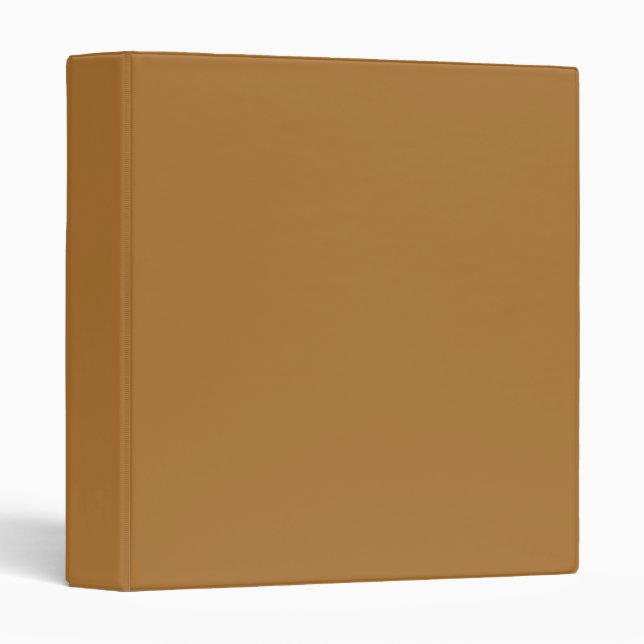  strong orange(brown) (solid colour) binder (Front/Spine)