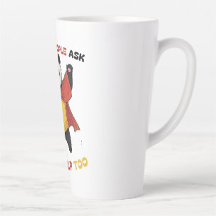 STRONG PEOPLE ASK FOR HELP TOO LATTE MUG