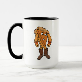 Strong Pie Wearing Boots Mug