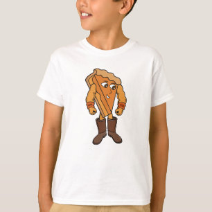 Strong Pie Wearing Boots T-Shirt
