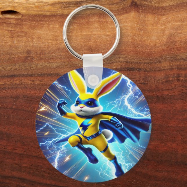 Strong Rabbit Keychain (Front)