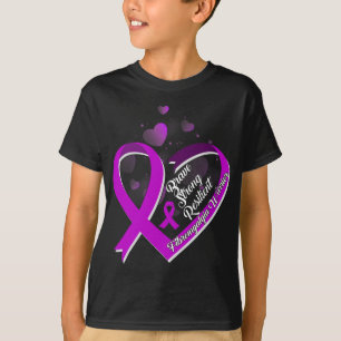 Strong Resilient Fibromyalgia Warrior Awareness Pu T-Shirt