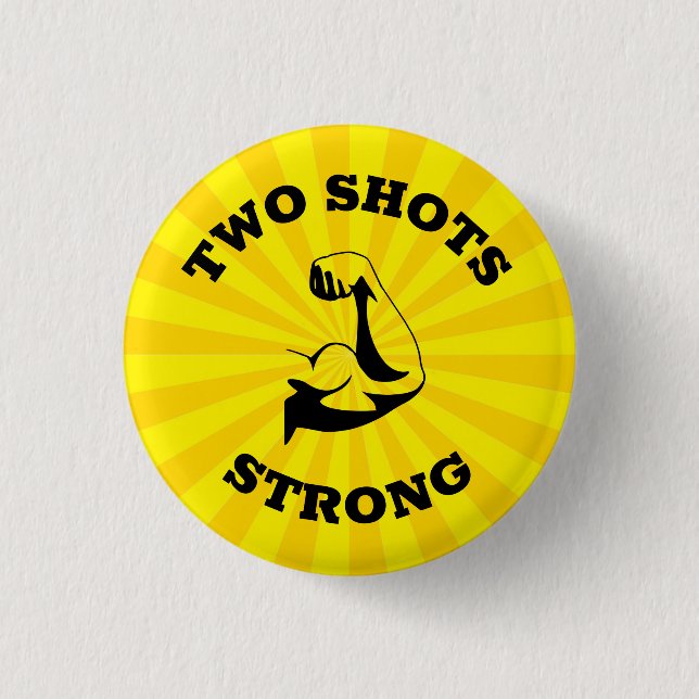 Strong Vaccination Button (Front)