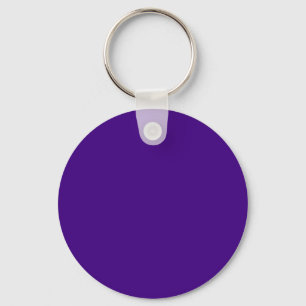 Strong Violet 400080 Colour - Add a Name Option Keychain