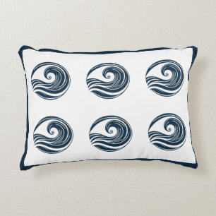 Strong Wave  Accent Pillow