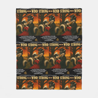 Strong with the Wind Movie Parody Fleece Blanket