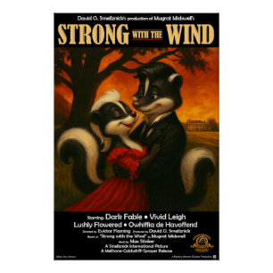 Strong with the Wind Movie Parody Poster