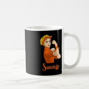 Strong Woman Blood Cancer Awareness Coffee Mug