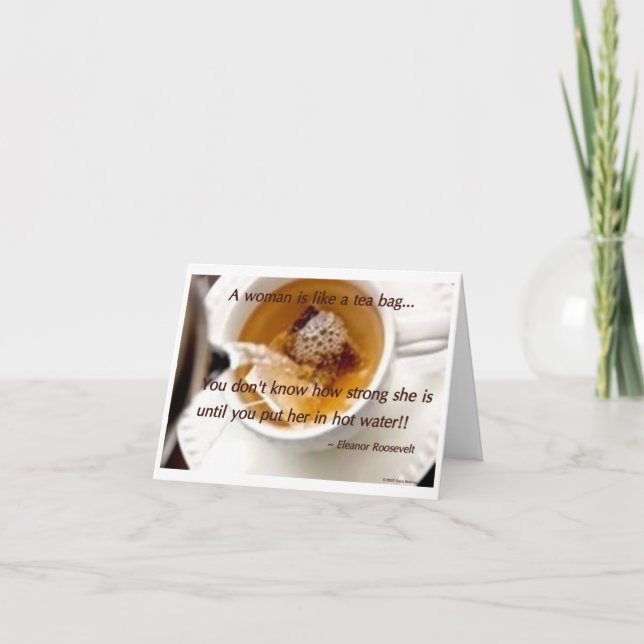 Strong Woman Card (Front)