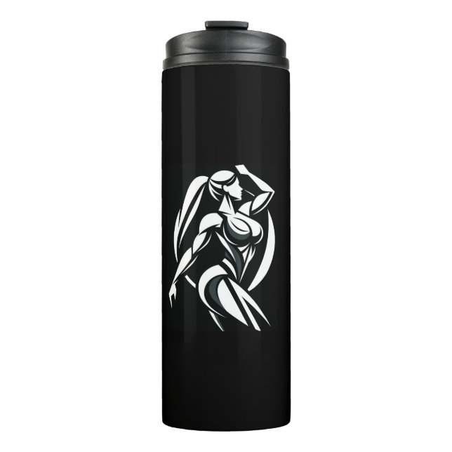 Strong Woman Fitness Personal Training Minimalist Thermal Tumbler (Front)