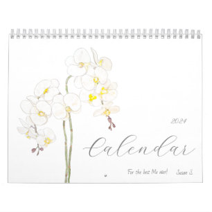 strong women floral calendar 2024